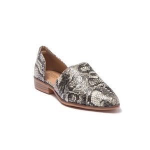 Snake Print Flats